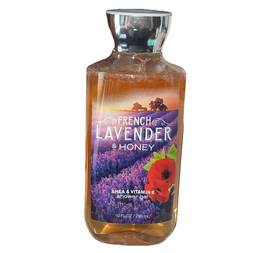 French Lavender & Honey  Bath & Body Works Shower Gel 10 fl oz Discontinued New